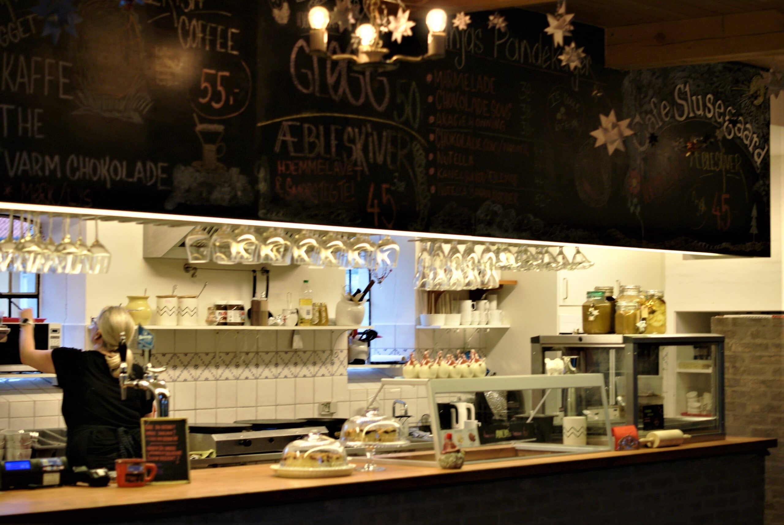Slusegaard café og julelade Bornholm i Glimt