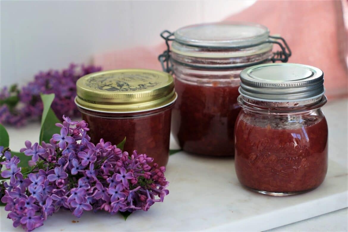 min bedste rabarber marmelade med vanilje