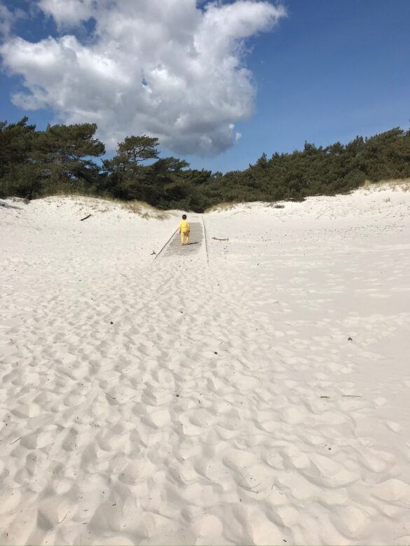 verdens fineste sand på rampen ved dueodde